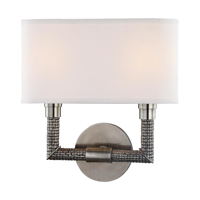 Hudson Valley Lighting 2 Light Wall Sconce - Historic Nickel