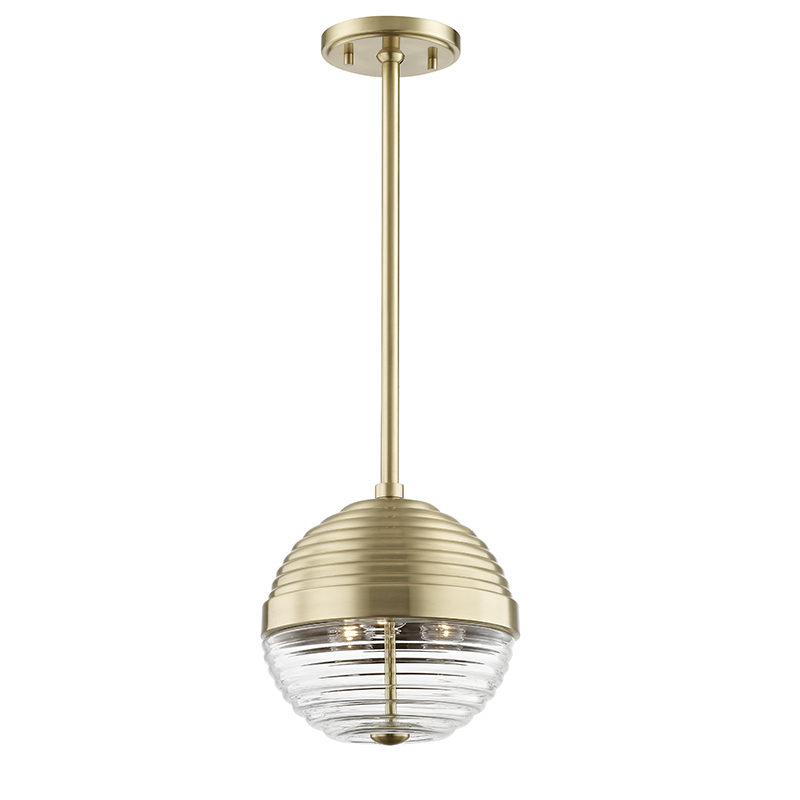 Hudson Valley Lighting 3 Light Small Pendant - Aged Brass