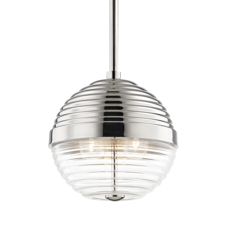 Hudson Valley Lighting 3 Light Small Pendant - Polished Nickel