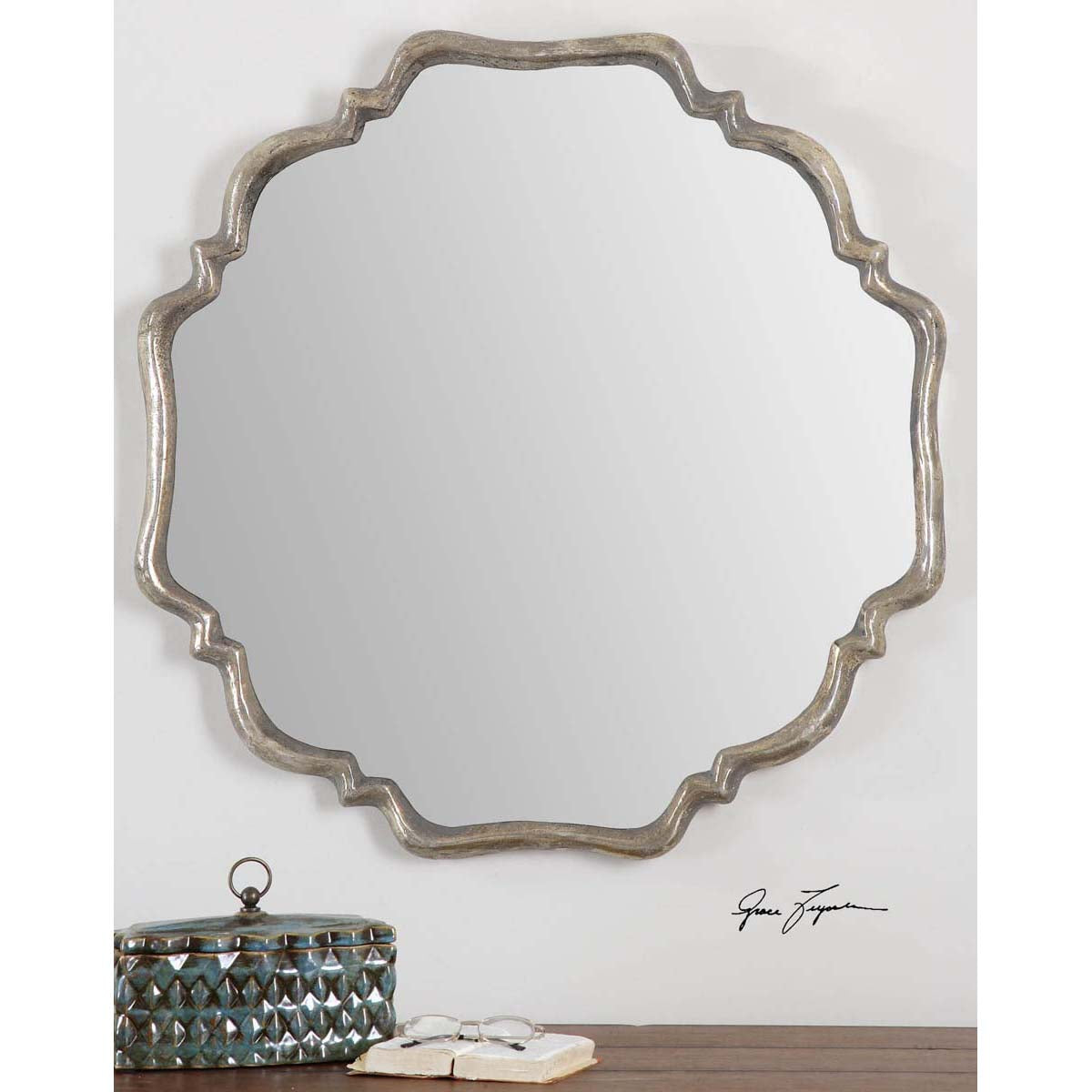 Uttermost Brayden Petite Silver Arch Mirror