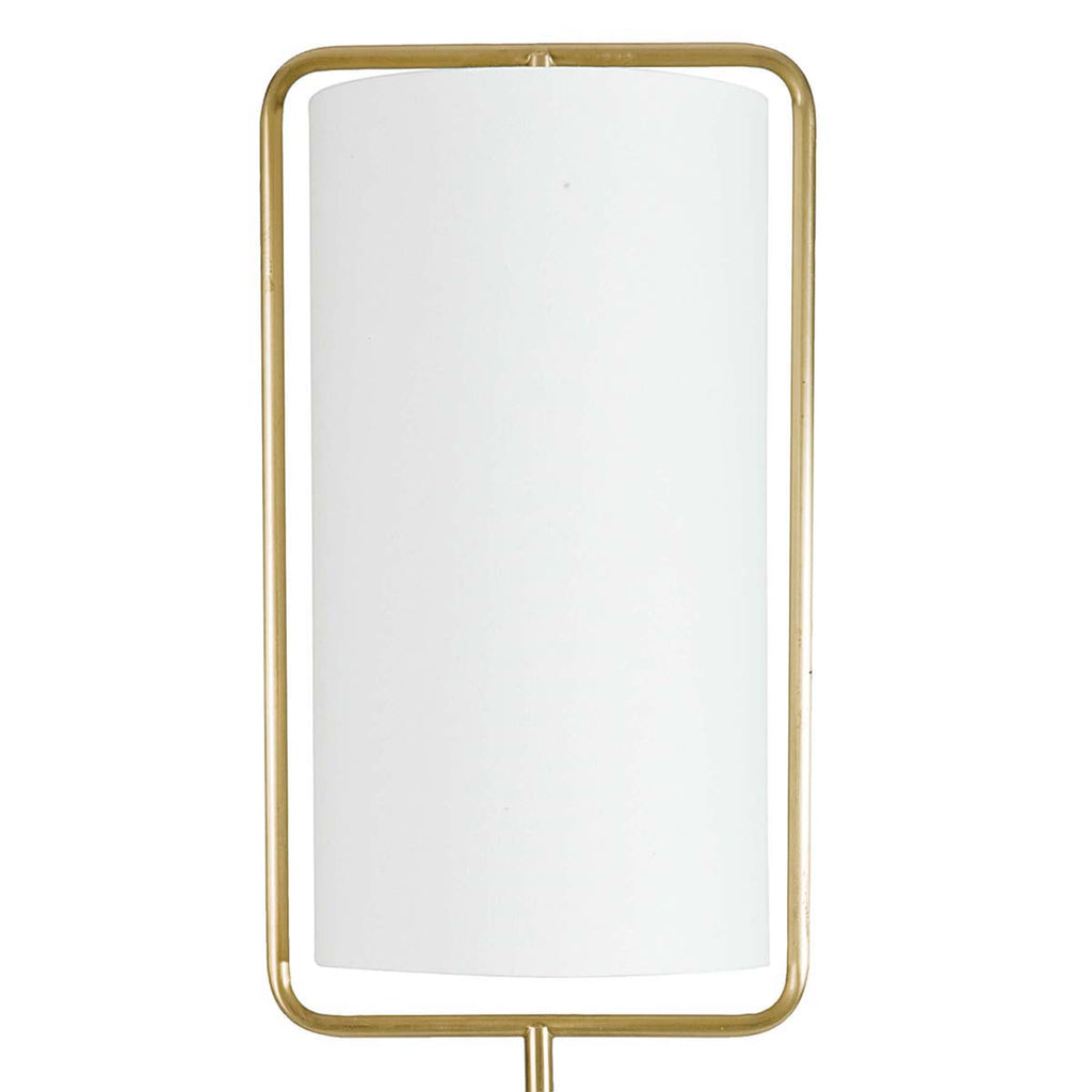 Regina Andrew Geo Rectangle Table Lamp (Natural Brass)