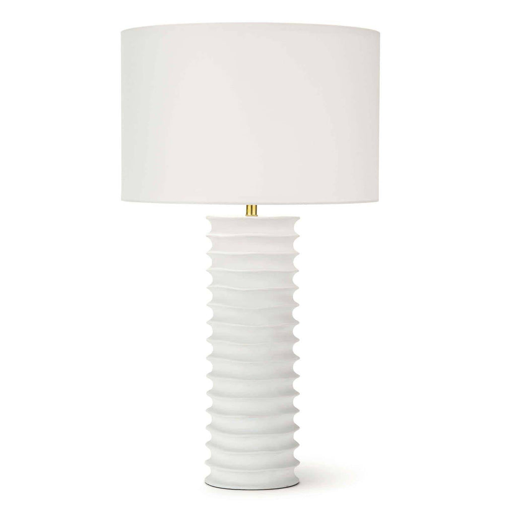 Regina Andrew Nabu Metal Column Table Lamp (White)