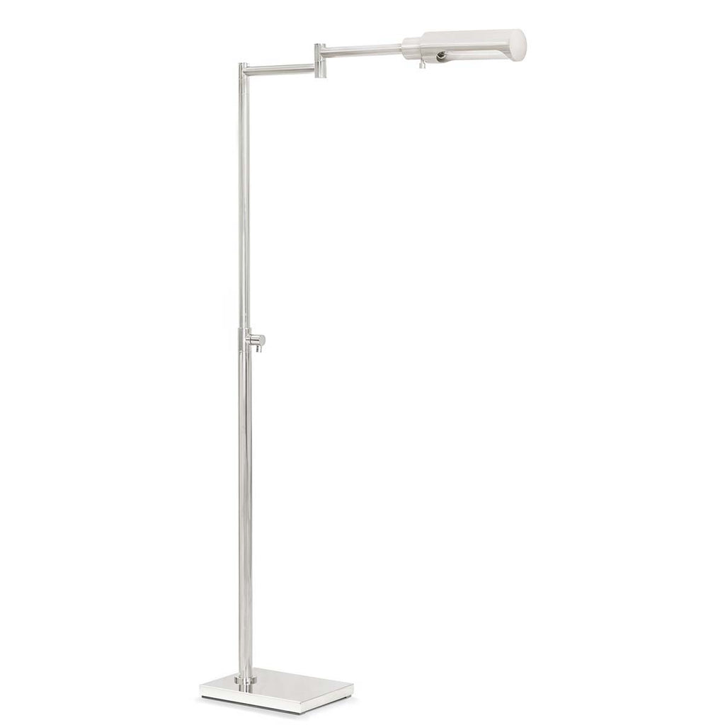 Regina Andrew Noble Floor Task Reading Lamp (Polished Nickel)