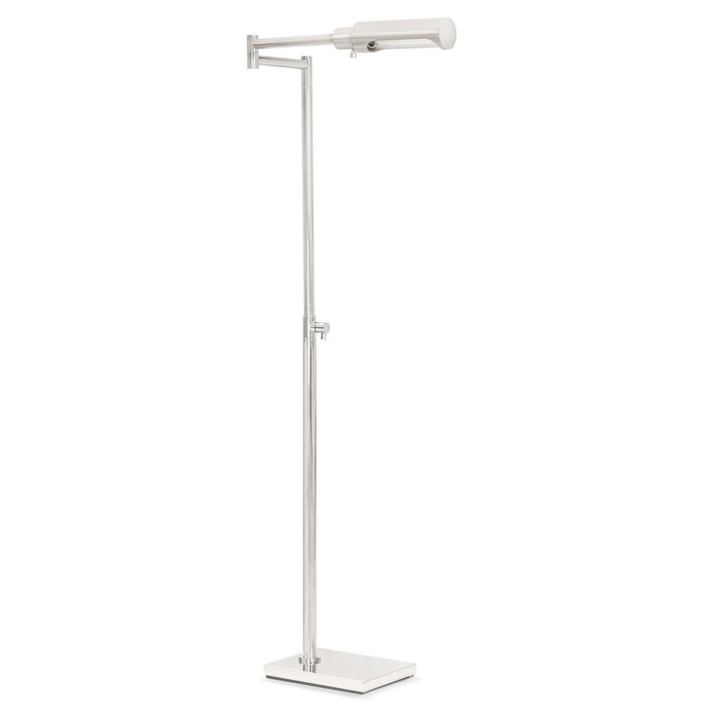 Regina Andrew Noble Floor Task Reading Lamp (Polished Nickel)