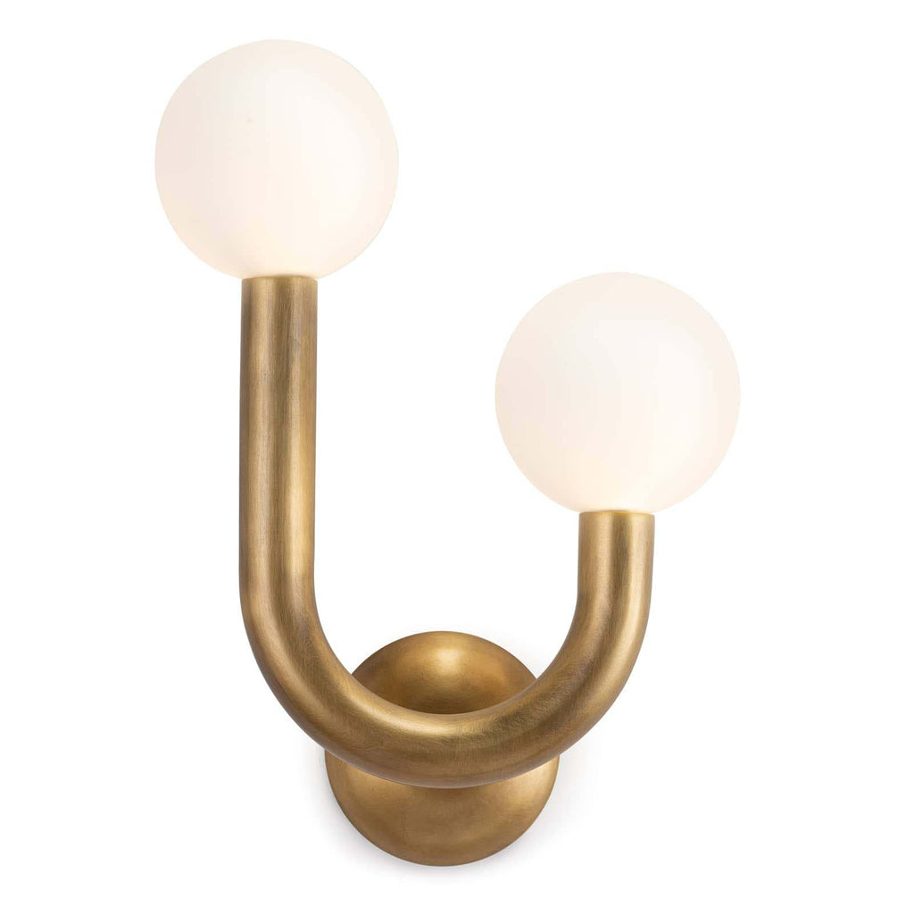 Regina Andrew Happy Sconce Right Side (Natural Brass)