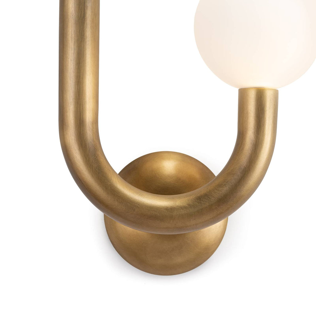 Regina Andrew Happy Sconce Right Side (Natural Brass)