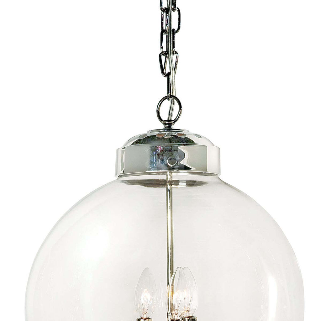 Regina Andrew Globe Pendant (Polished Nickel)