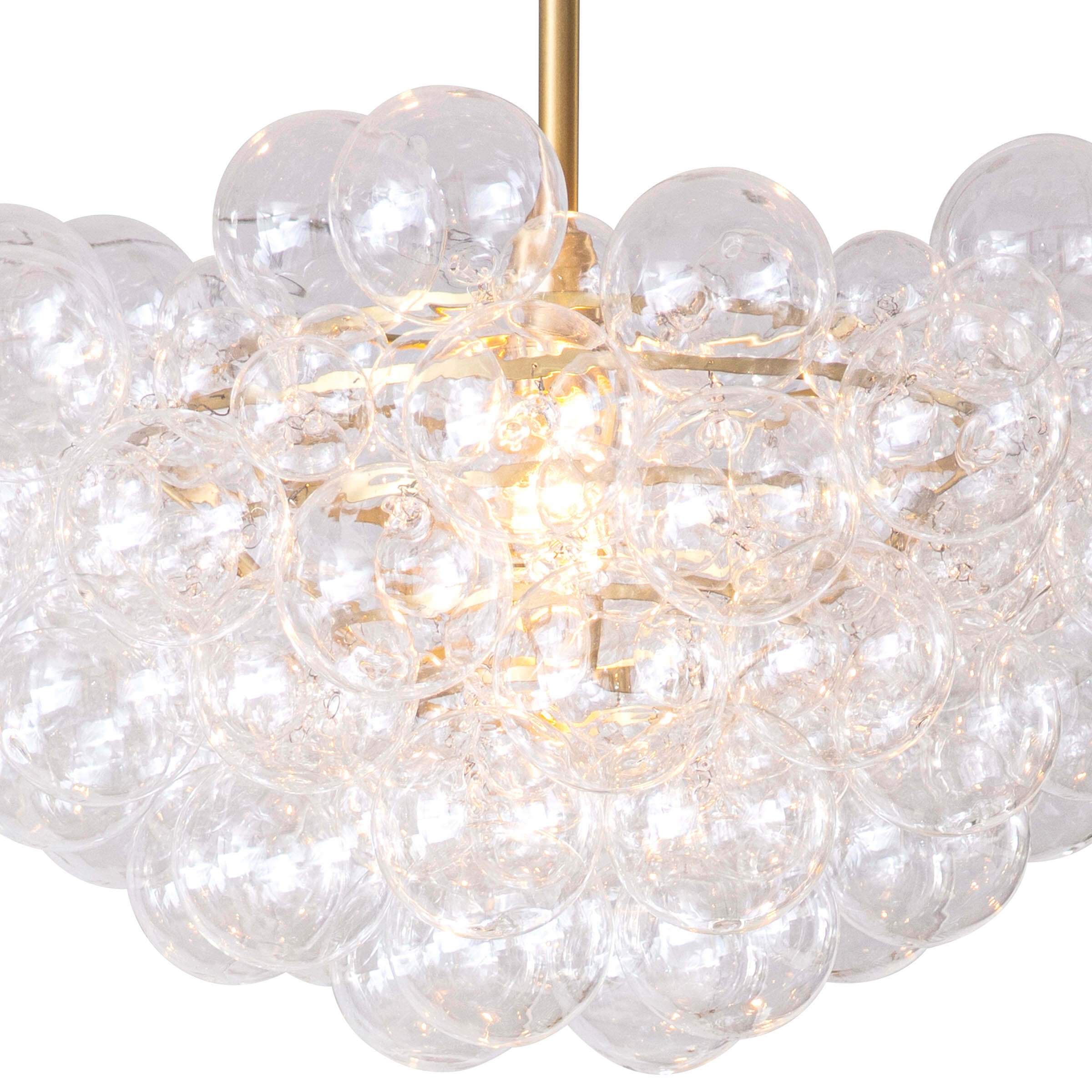 Regina Andrew Bubbles Chandelier (Clear) Natural Brass – Safavieh Home