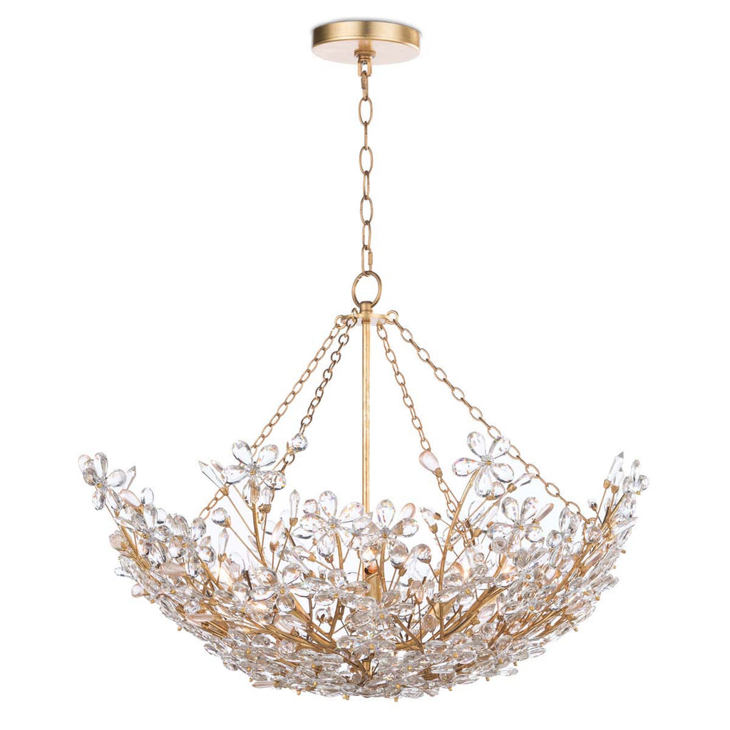 Regina Andrew Cheshire Basin Chandeliers (Gold Leaf)