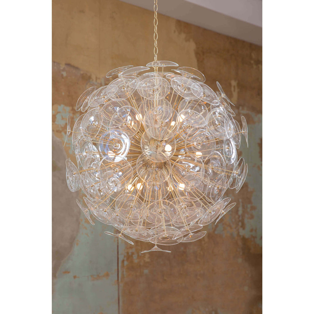 Regina Andrew Poppy Glass Chandelier Large (Clear)