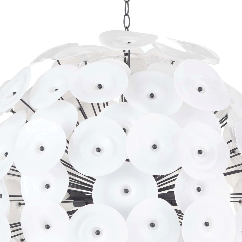 Regina Andrew Poppy Glass Chandelier Large (White)