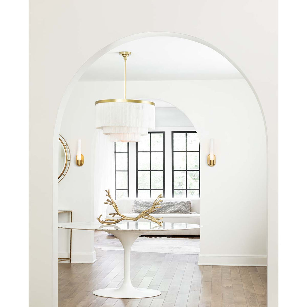 Regina Andrew Cabaret Fringe Chandelier (Ivory)