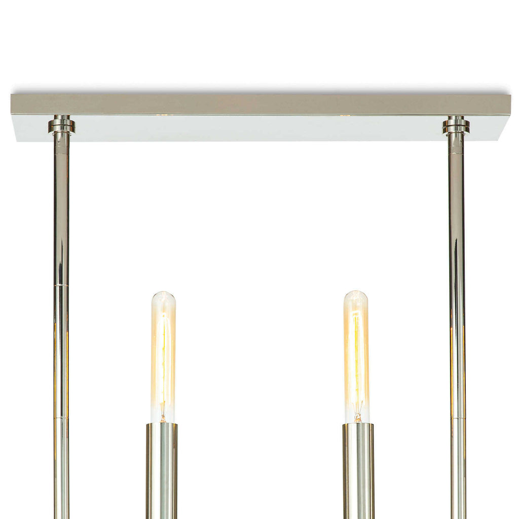 Regina Andrew Wolfe Linear Chandelier (Polished Nickel)