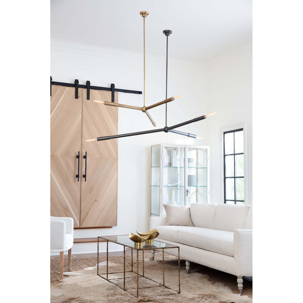 Regina Andrew Talon Chandelier (Natural Brass)