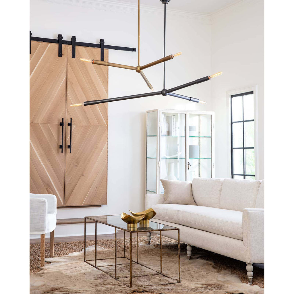 Regina Andrew Talon Chandelier (Natural Brass)