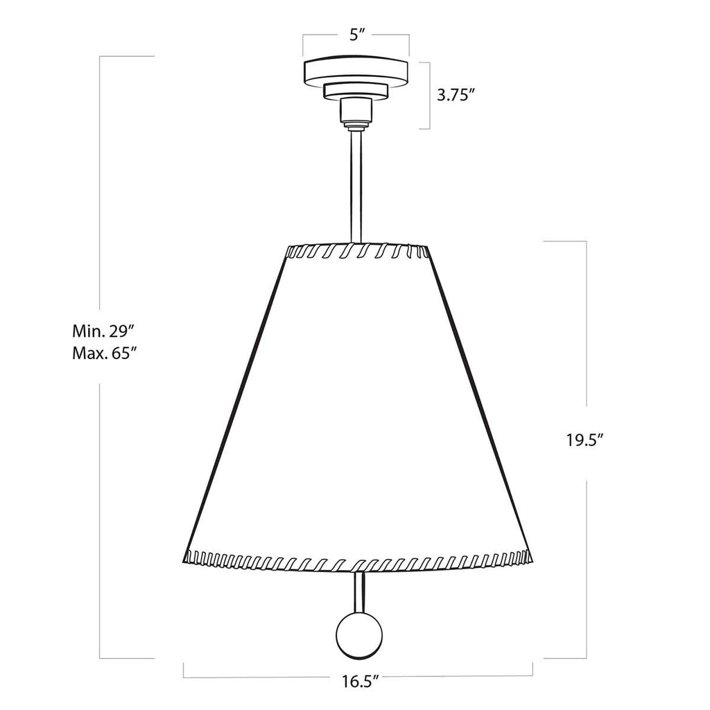 Regina Andrew Jubilee Pendant (Oil Rubbed Bronze)