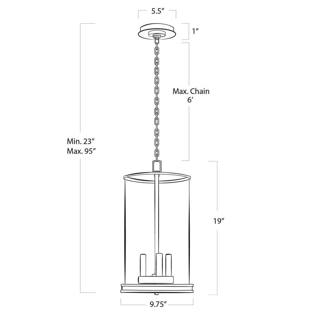 Regina Andrew Adria Pendant (Polished Nickel)