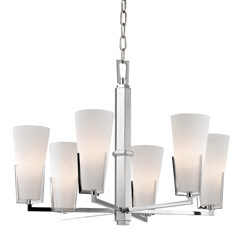 Hudson Valley Lighting 6 Light Chandelier - Polished Chrome