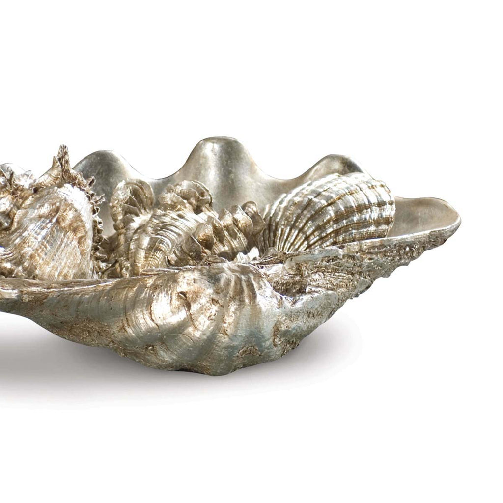 Regina Andrew Clam Shell Medium W/Small Shells (Silver)