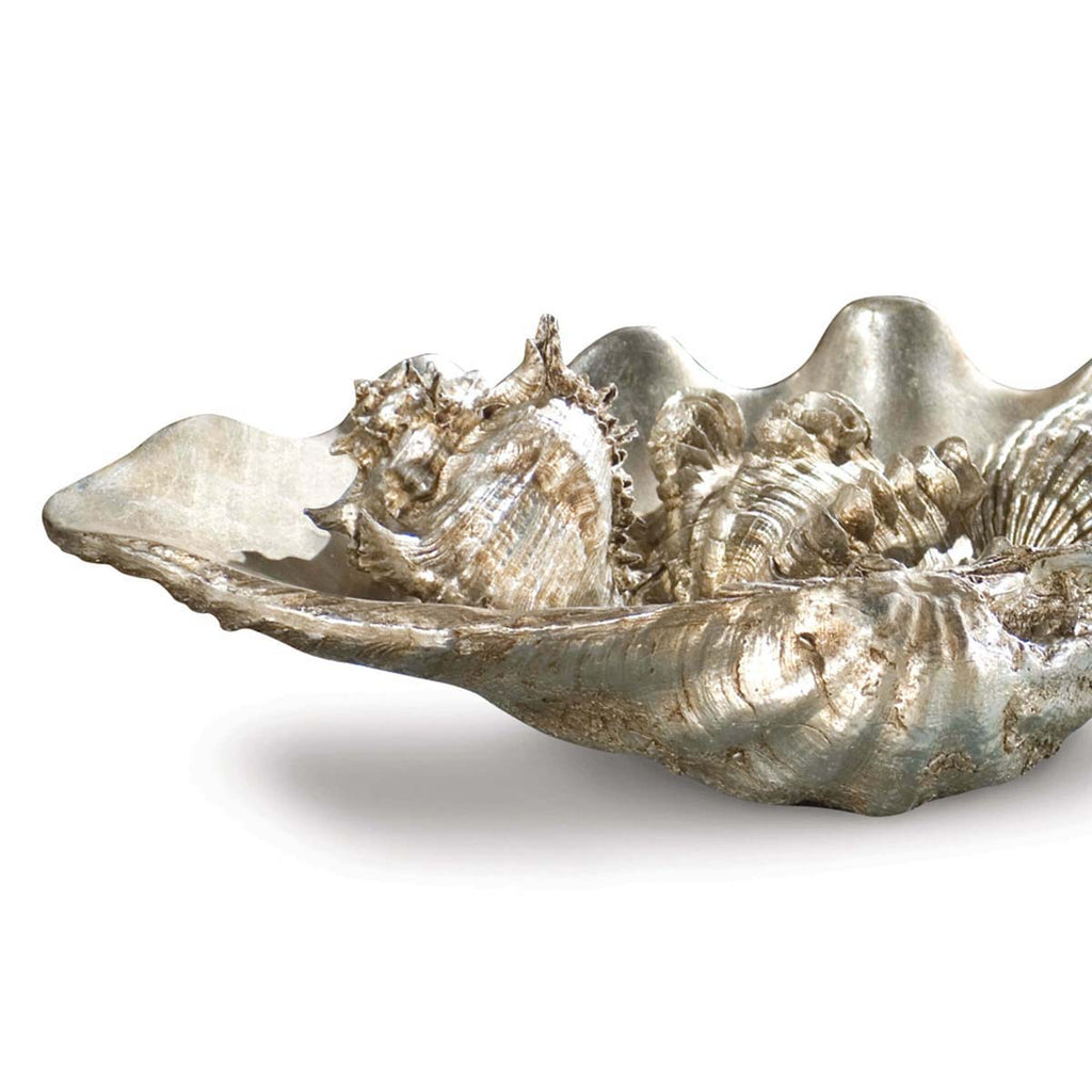 Regina Andrew Clam Shell Medium W/Small Shells (Silver)