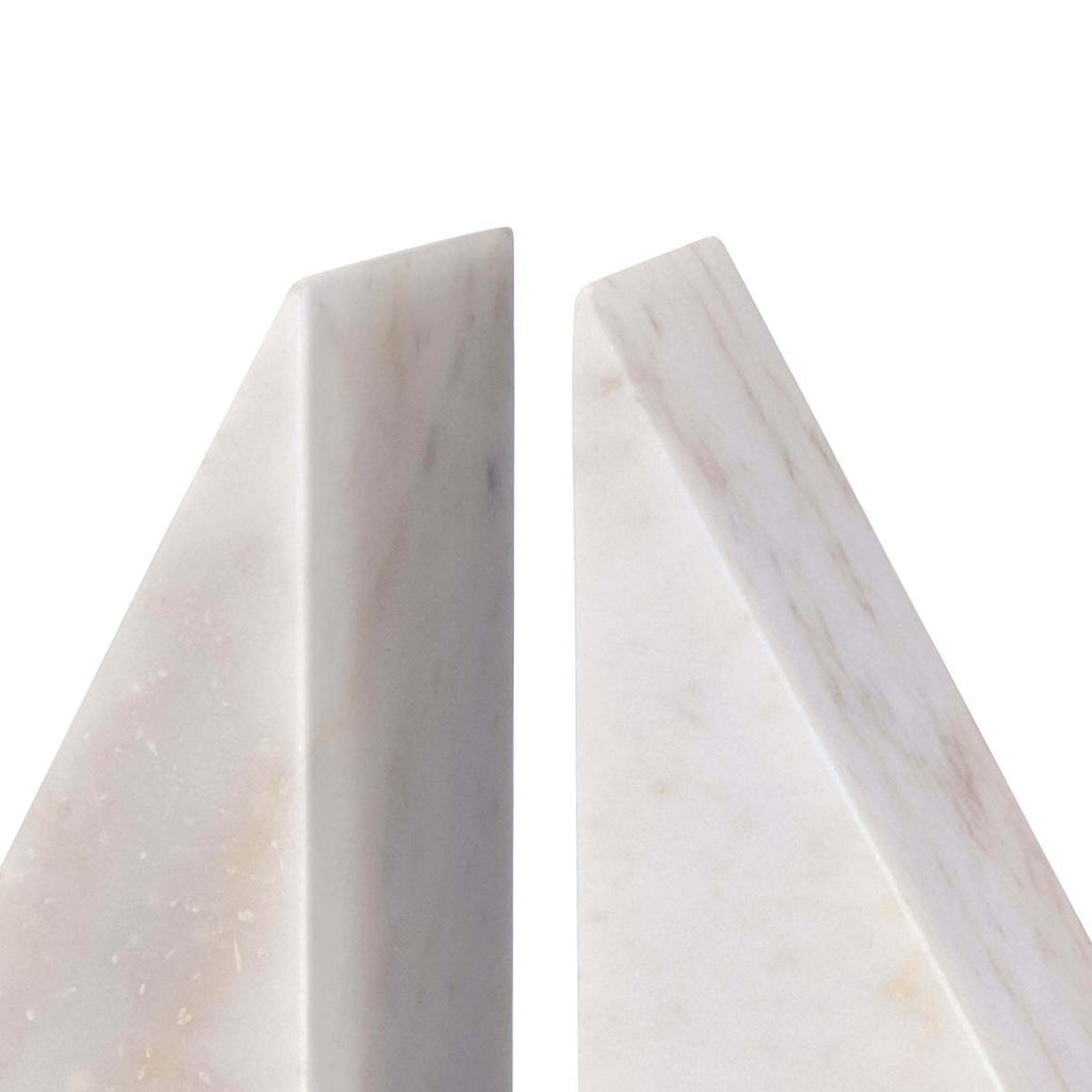 Regina Andrew Othello Marble Bookends (White)