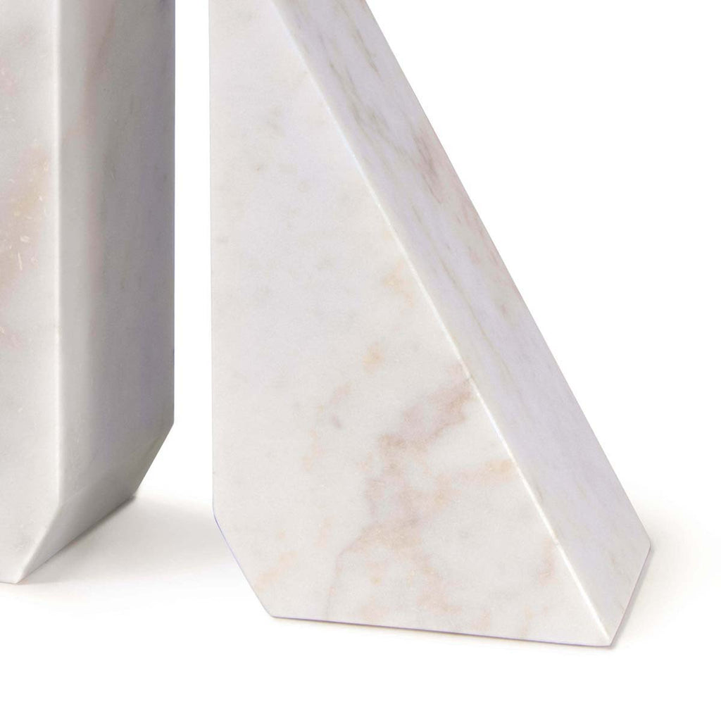 Regina Andrew Othello Marble Bookends (White)