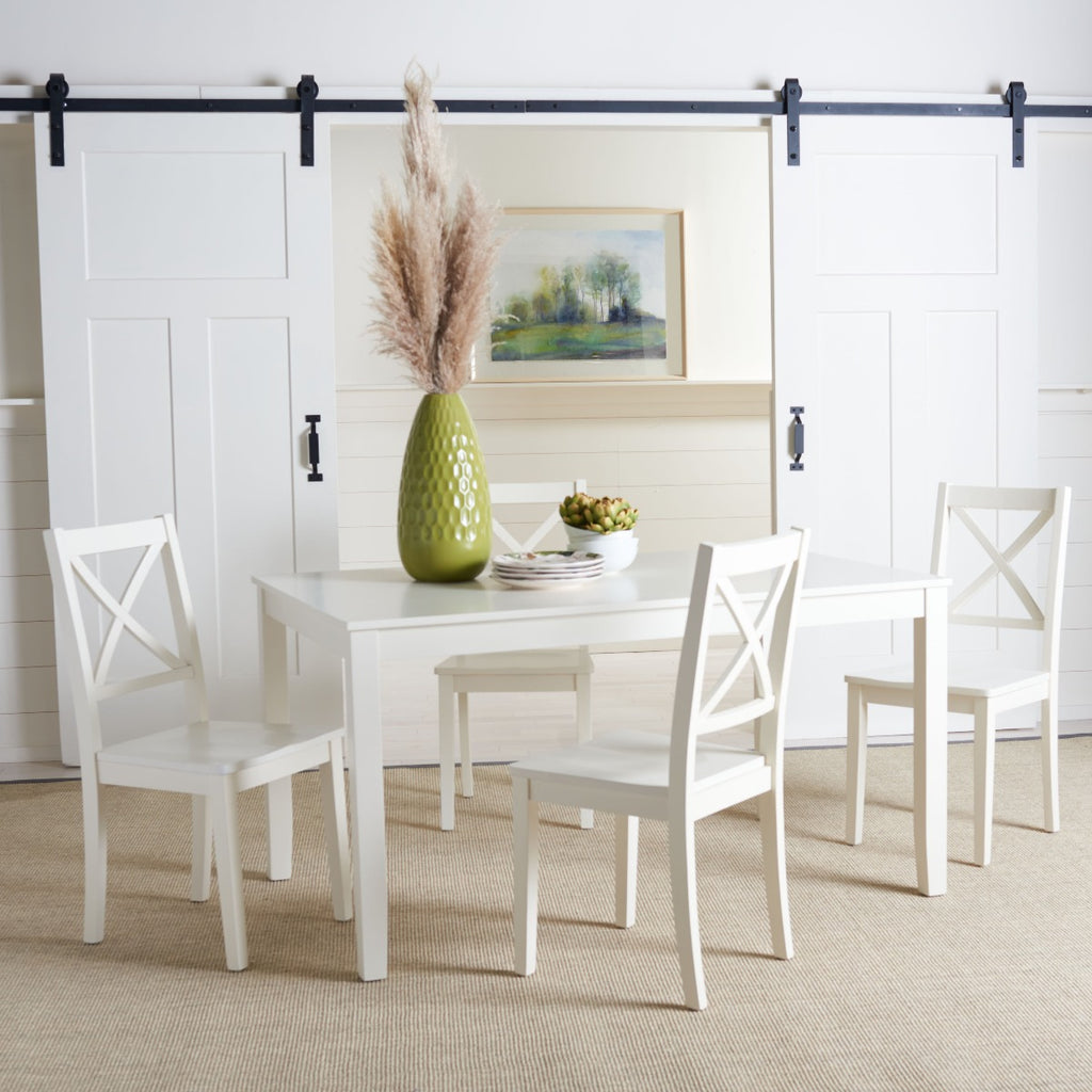 Safavieh Silio Rectangle Dining Table - White