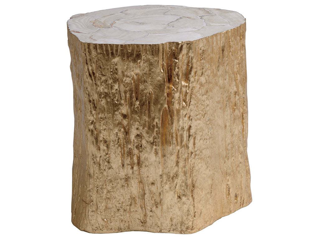 Trunk Segment Spot Table - Gold Leaf | Artistica Home - 01-2036-950