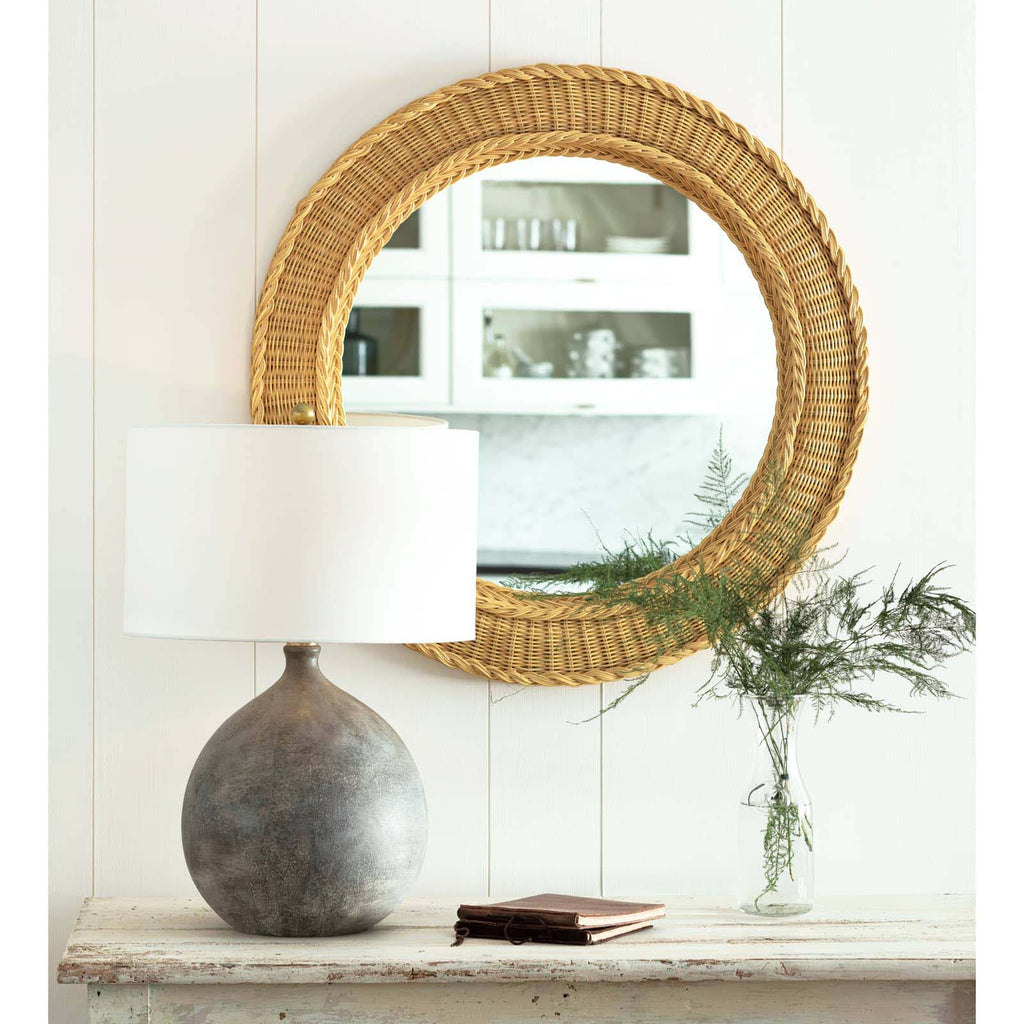 Regina Andrew Pierre Rattan Mirror