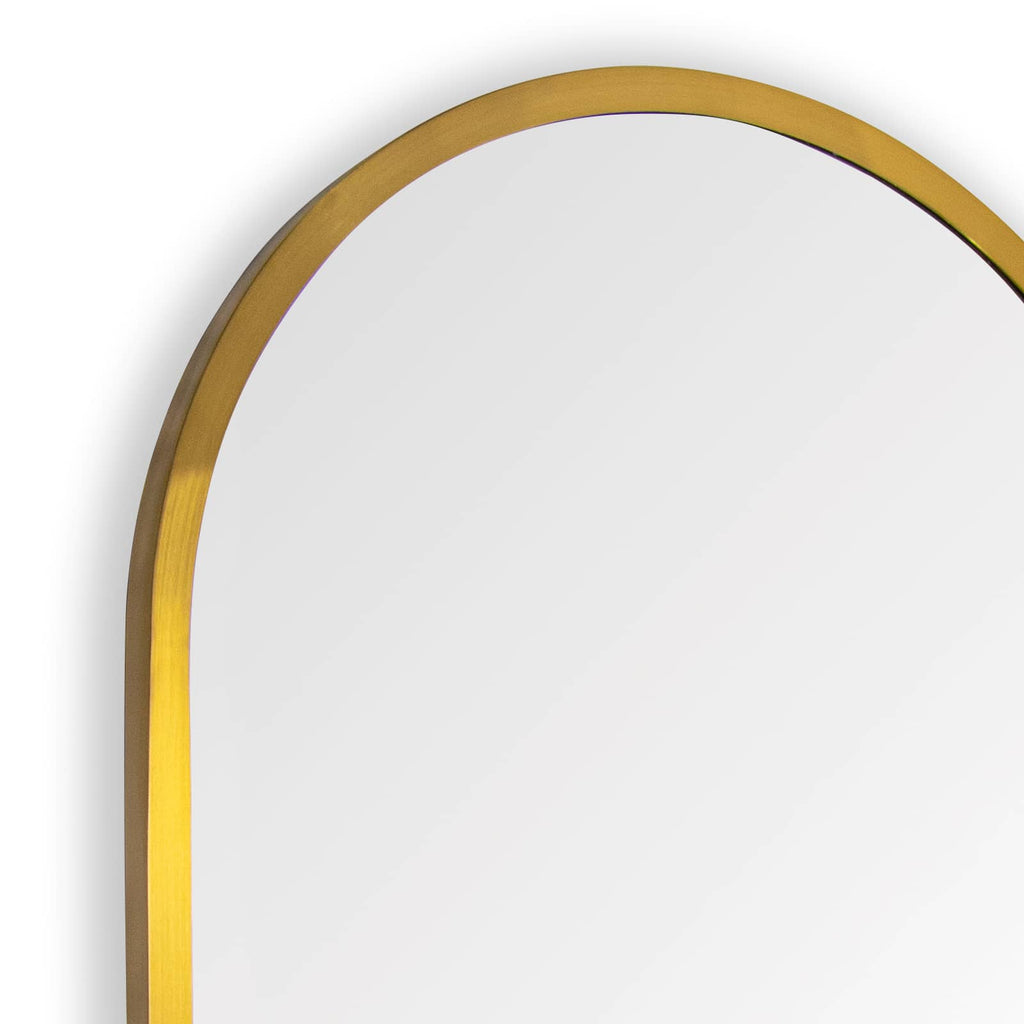 Regina Andrew Doris Dressing Room Mirror Small (Natural Brass)