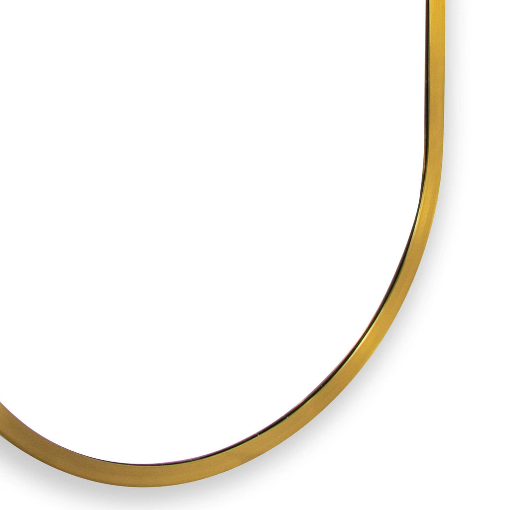 Regina Andrew Doris Dressing Room Mirror Small (Natural Brass)