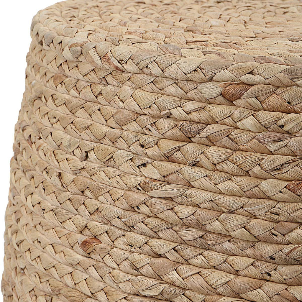 Uttermost Resort Straw Accent Stool