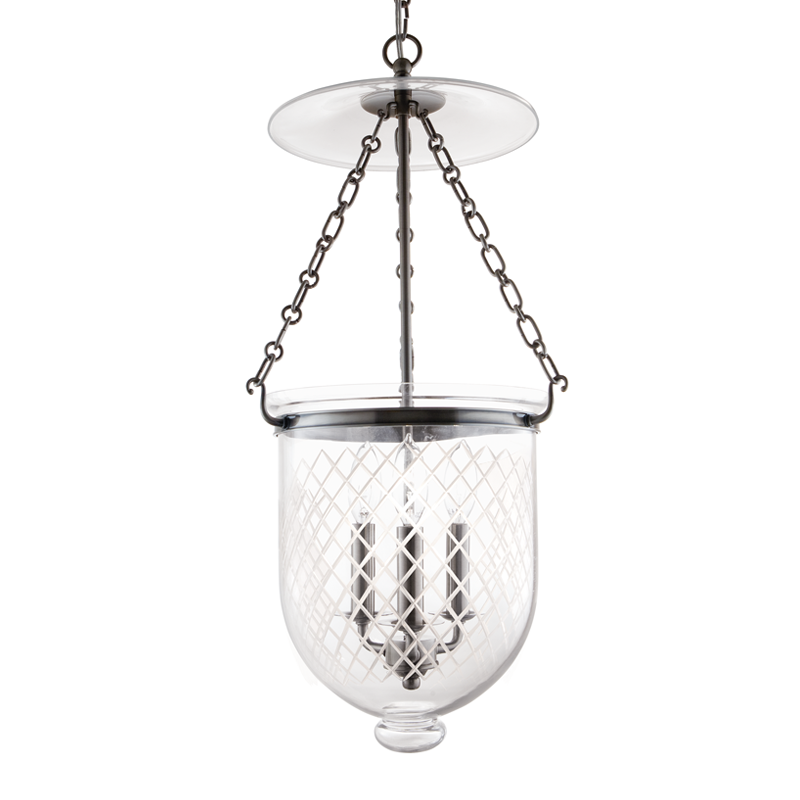 Hudson Valley Lighting 3 Light Pendant - Historic Nickel