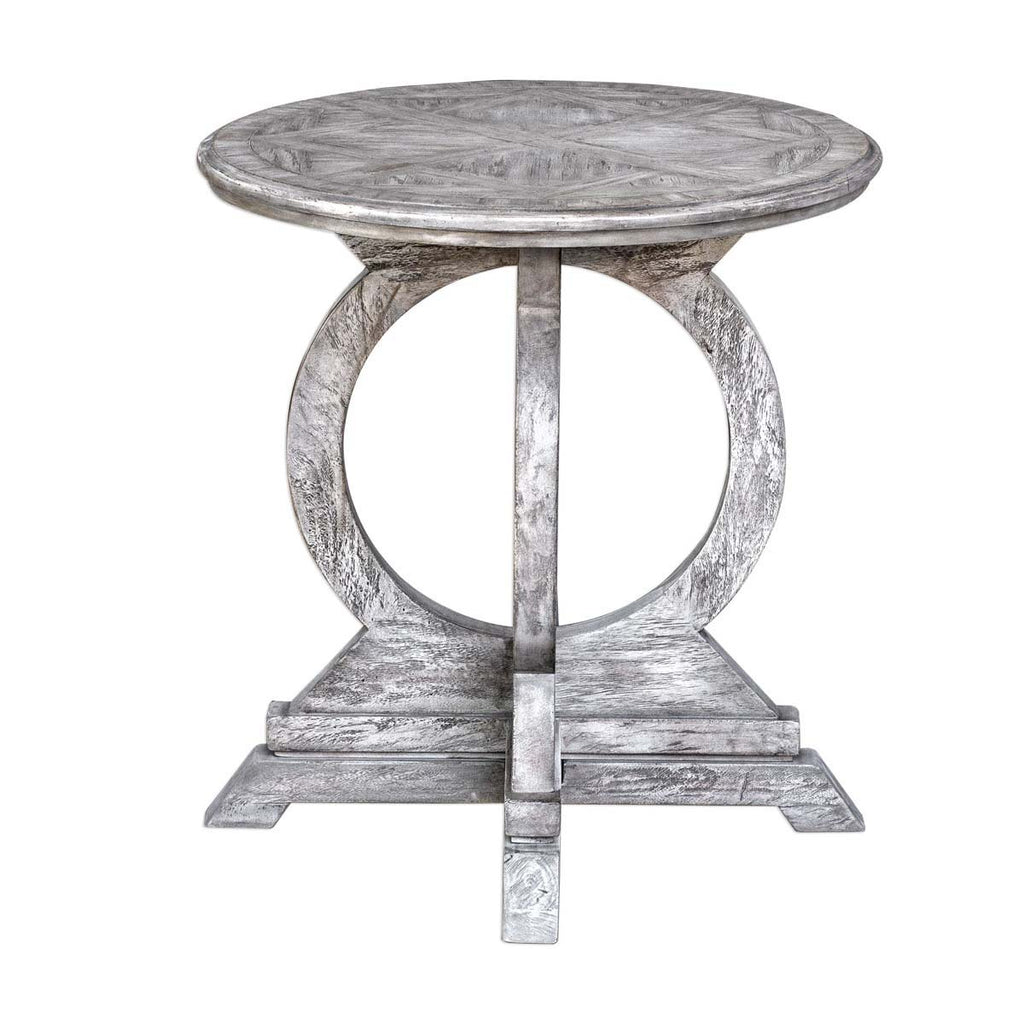 Uttermost Maiva White Accent Table