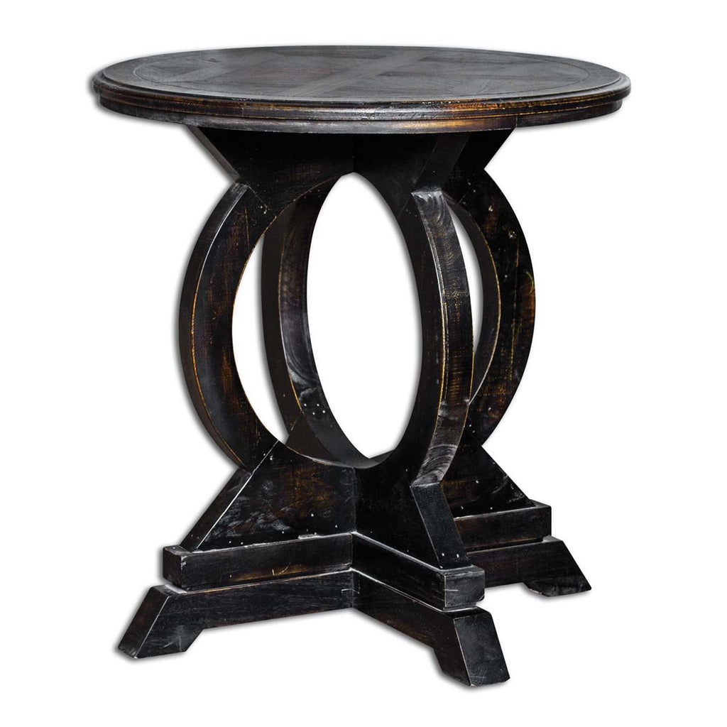 Uttermost Maiva Black Accent Table