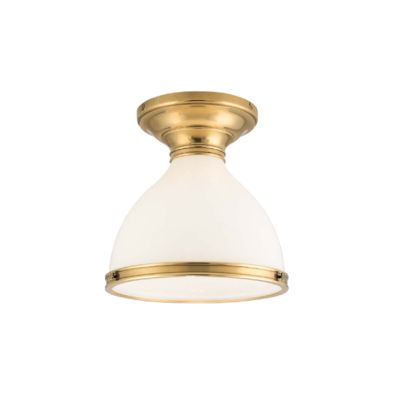 Hudson Valley Lighting 1 Light Semi Flush - Satin Nickel