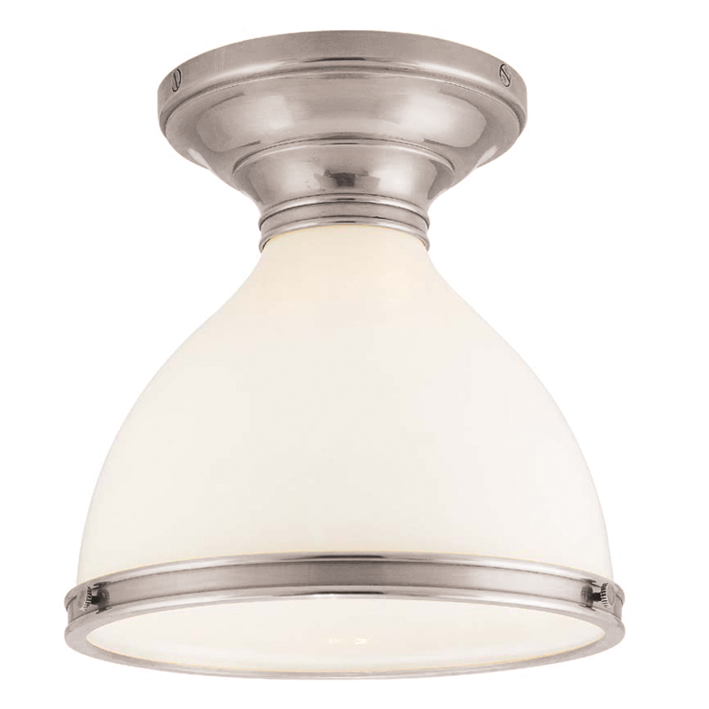 Hudson Valley Lighting 1 Light Semi Flush - Satin Nickel