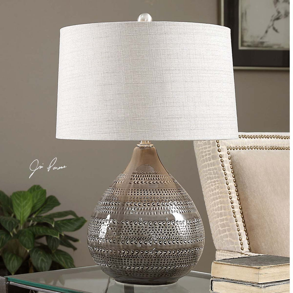 Uttermost Batova Smoke Gray Lamp