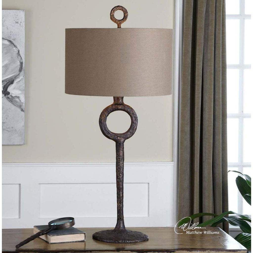 Uttermost Ferro Cast Iron Table Lamp