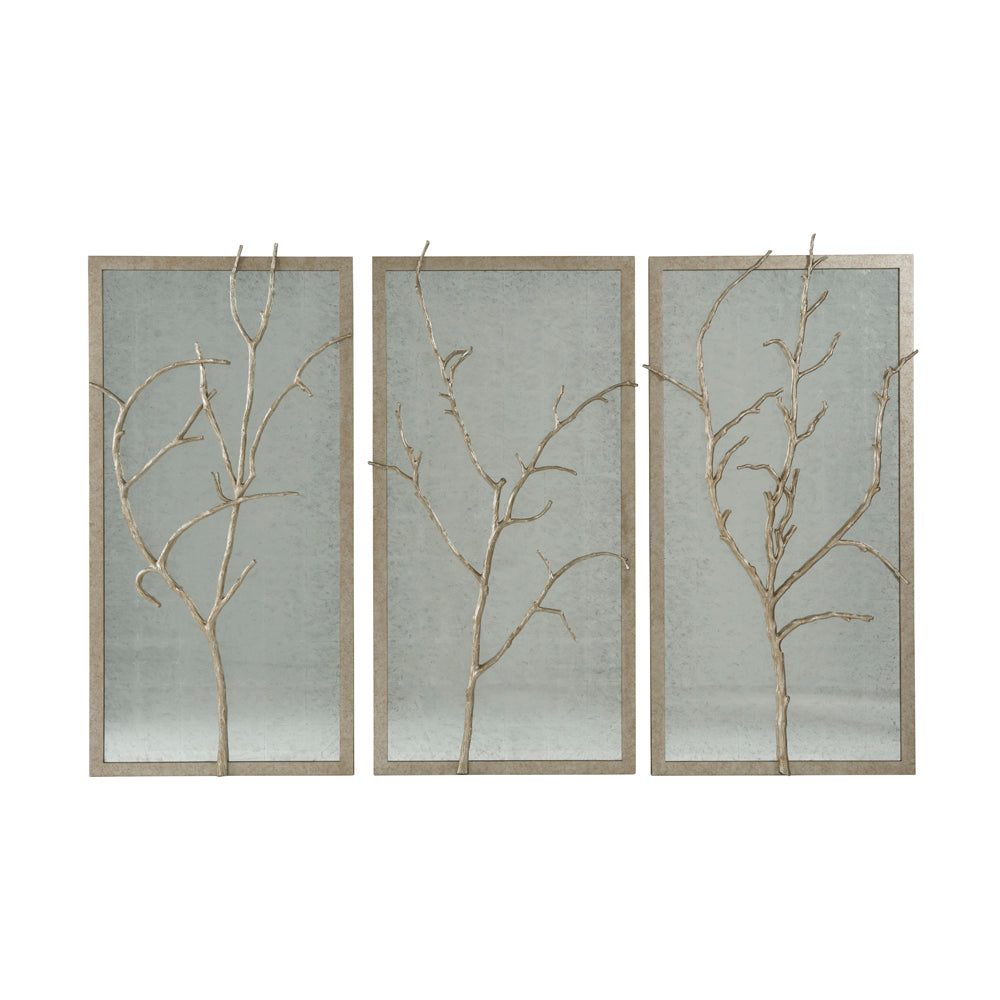 Silver Hawthorn Trio Wall Mirror | Theodore Alexander - 3125-007