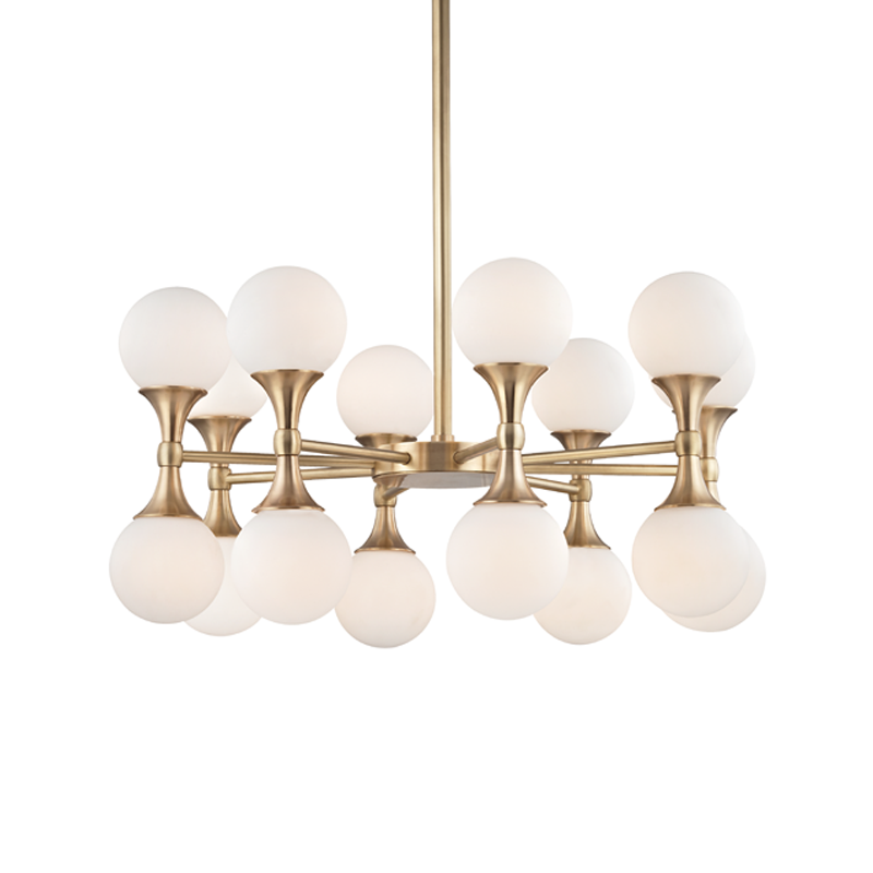 Hudson Valley Lighting 16 Light Chandelier - Aged Brass