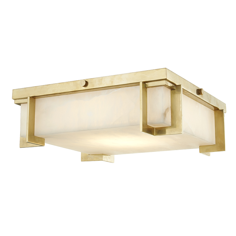 Hudson Valley Lighting Led Large Flush Mount - Aged Brass