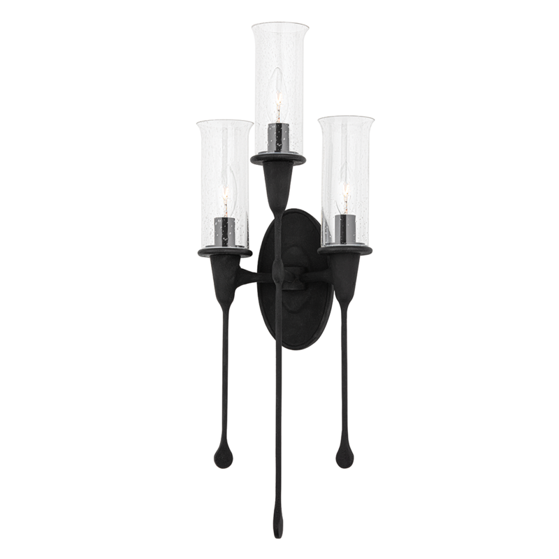 Hudson Valley Lighting 3 Light Wall Sconce - Black Iron