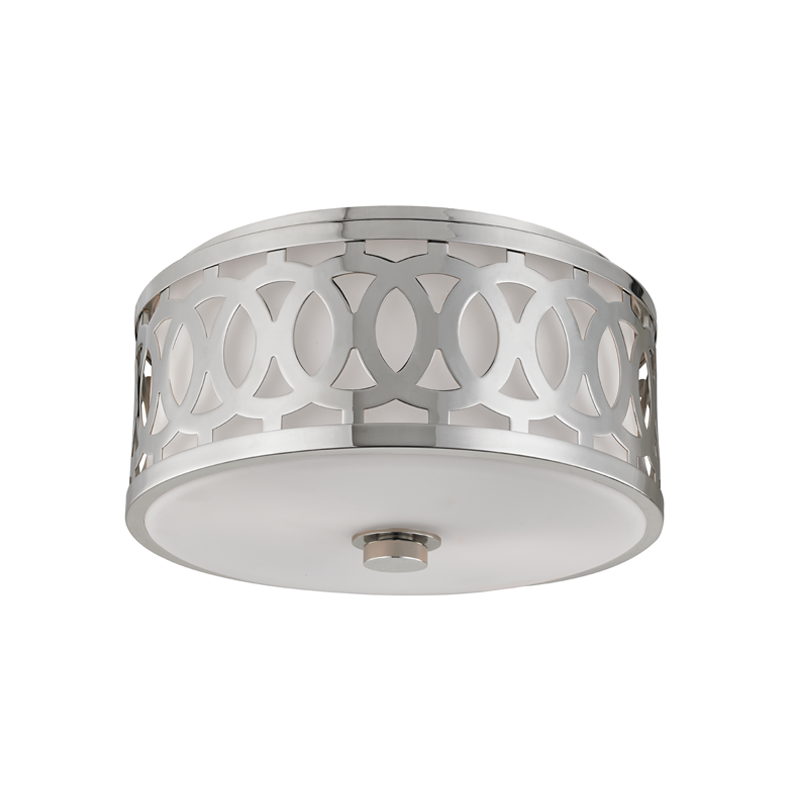 Hudson Valley Lighting 2 Light Medium Flush Mount - Polished Nickel