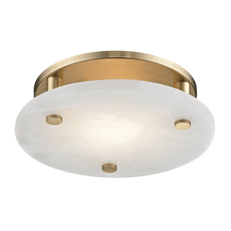 Hudson Valley Lighting Medium Led Flush Mount - Aged Brass