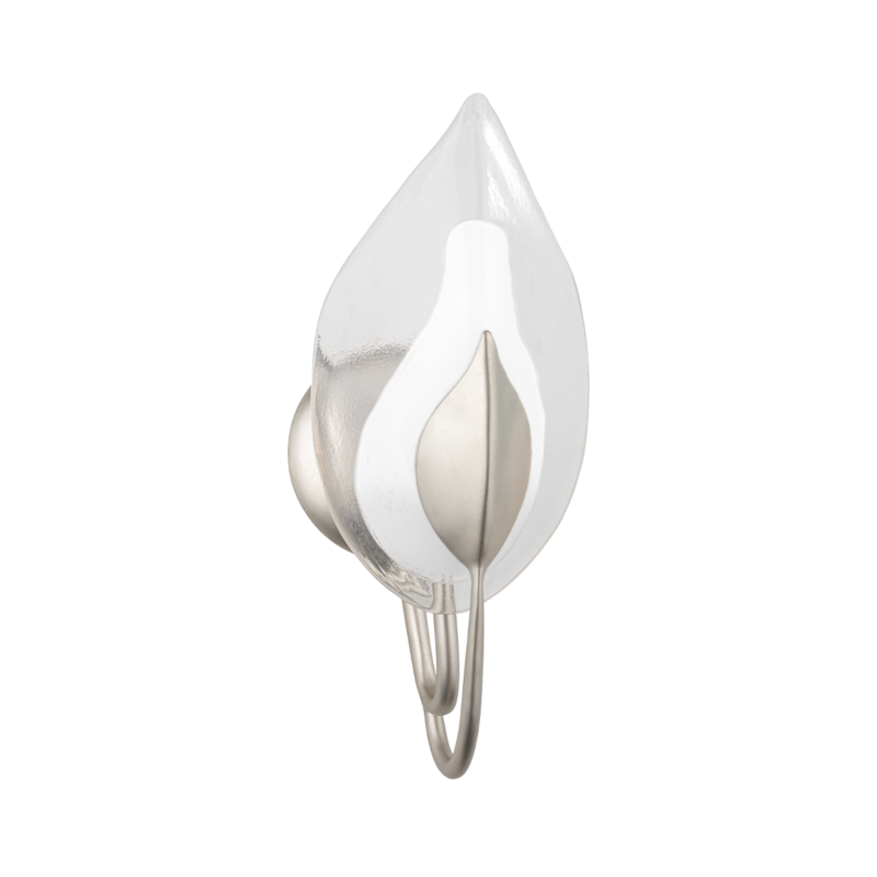 Hudson Valley Lighting 1 Light Wall Sconce - Silver Leaf