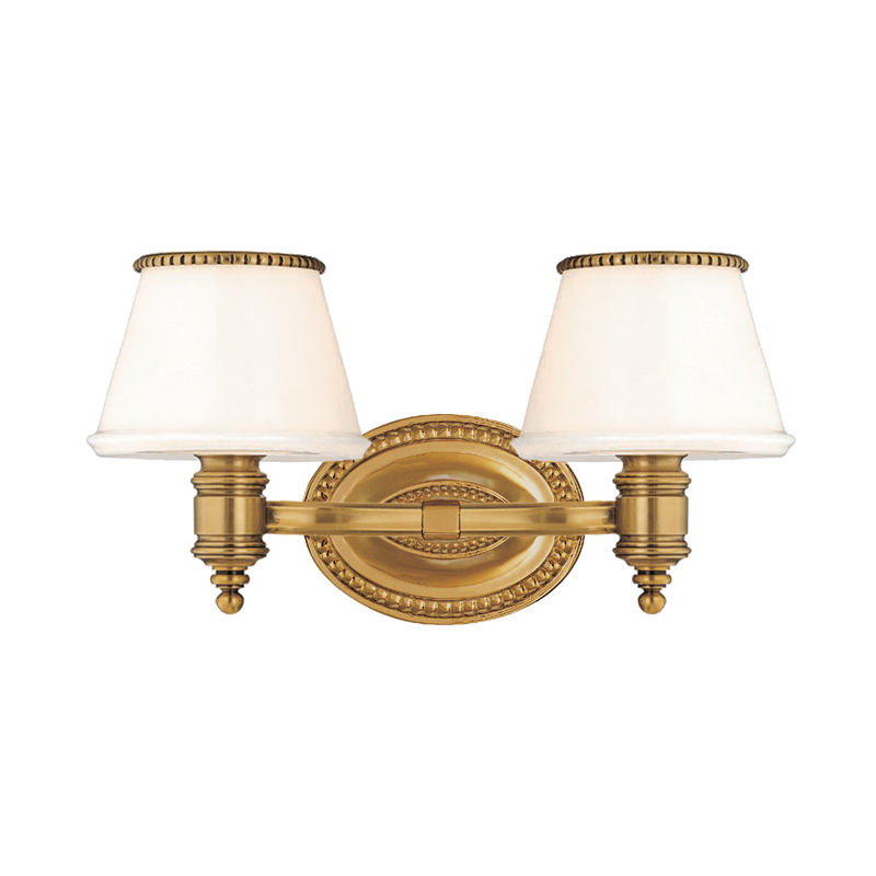 Hudson Valley Lighting 2 Light Bath Bracket - Flemish Brass