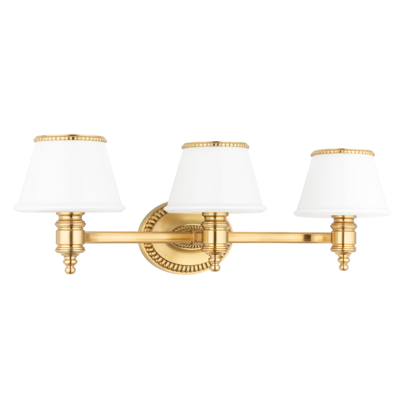 Hudson Valley Lighting 3 Light Bath Bracket - Flemish Brass