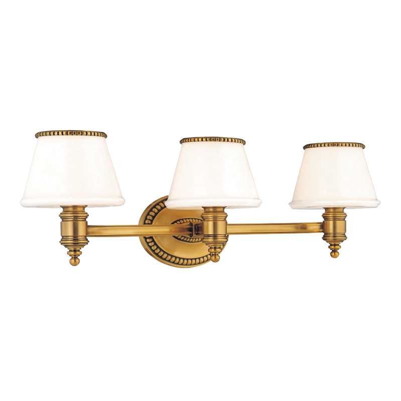 Hudson Valley Lighting 3 Light Bath Bracket - Flemish Brass