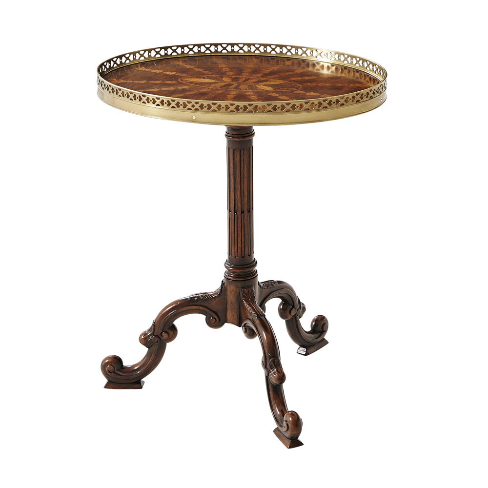 Radiating Parquetry Accent Table | Theodore Alexander - 5005-022